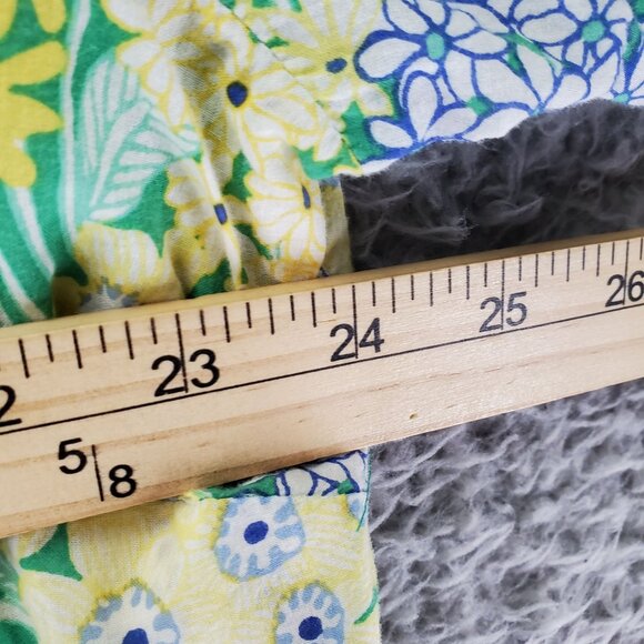 Talbots Top Womens 2X Multicolor Floral Print Long Sleeve Lightweight Blouse - Picture 6 of 8